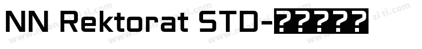 NN Rektorat STD字体转换